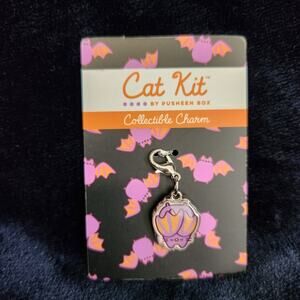 Pusheen the Cat Cute Purple Collectible 2021 Cat Kit Halloween Bat Cat Charm